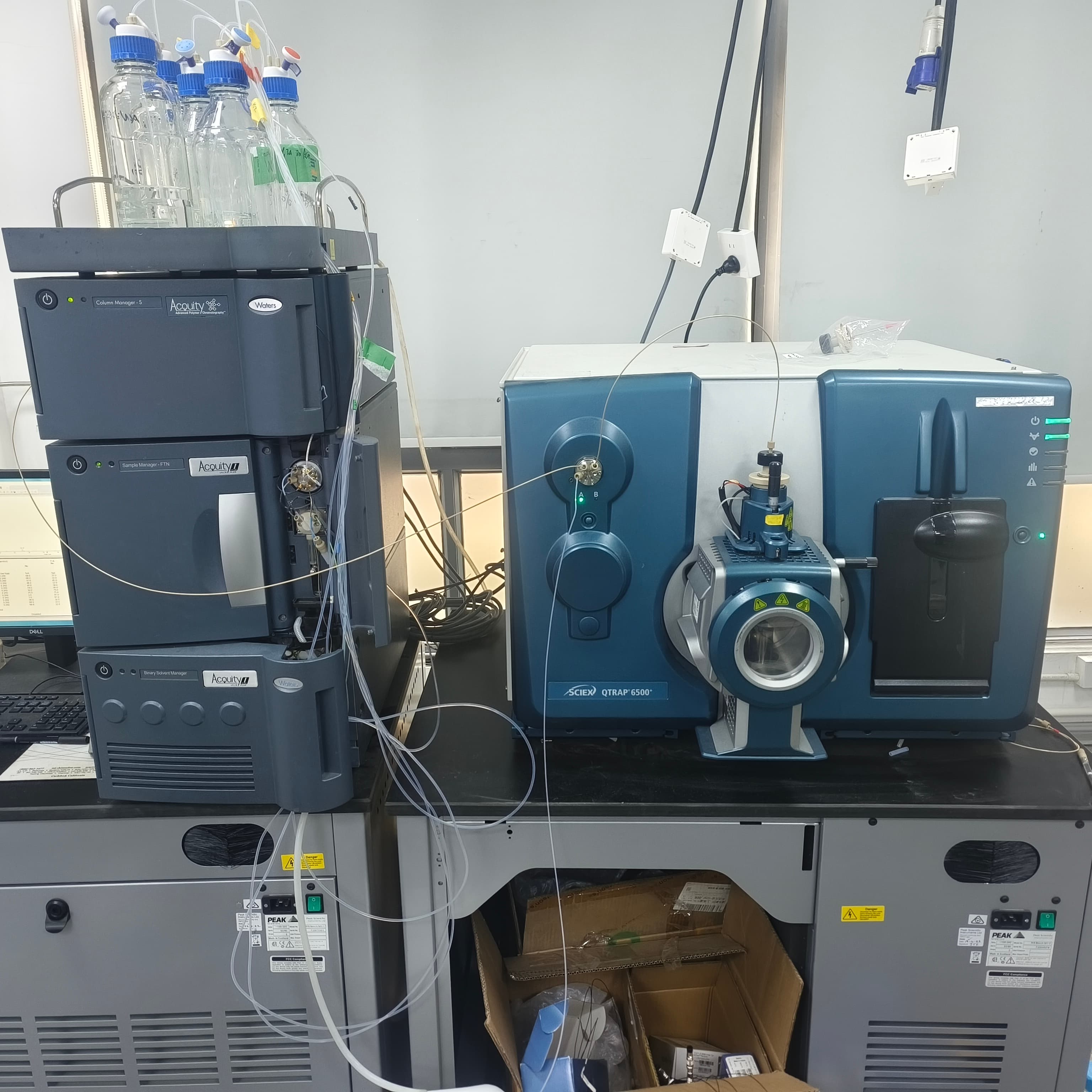 Used AB Sciex 6500+ Triple Quadrupole LC-MS/MS System& Waters LC