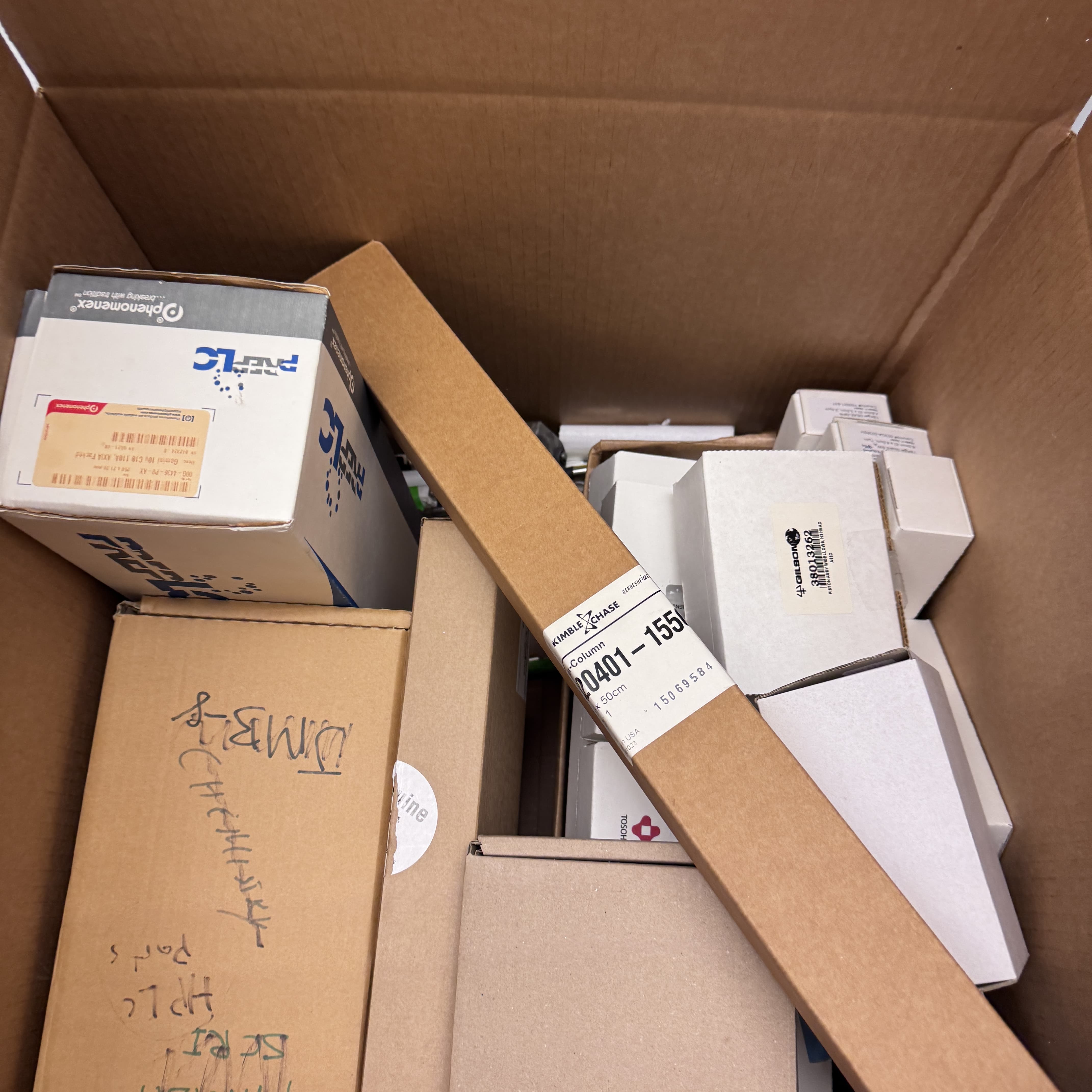 HPLC columns (to be counted)