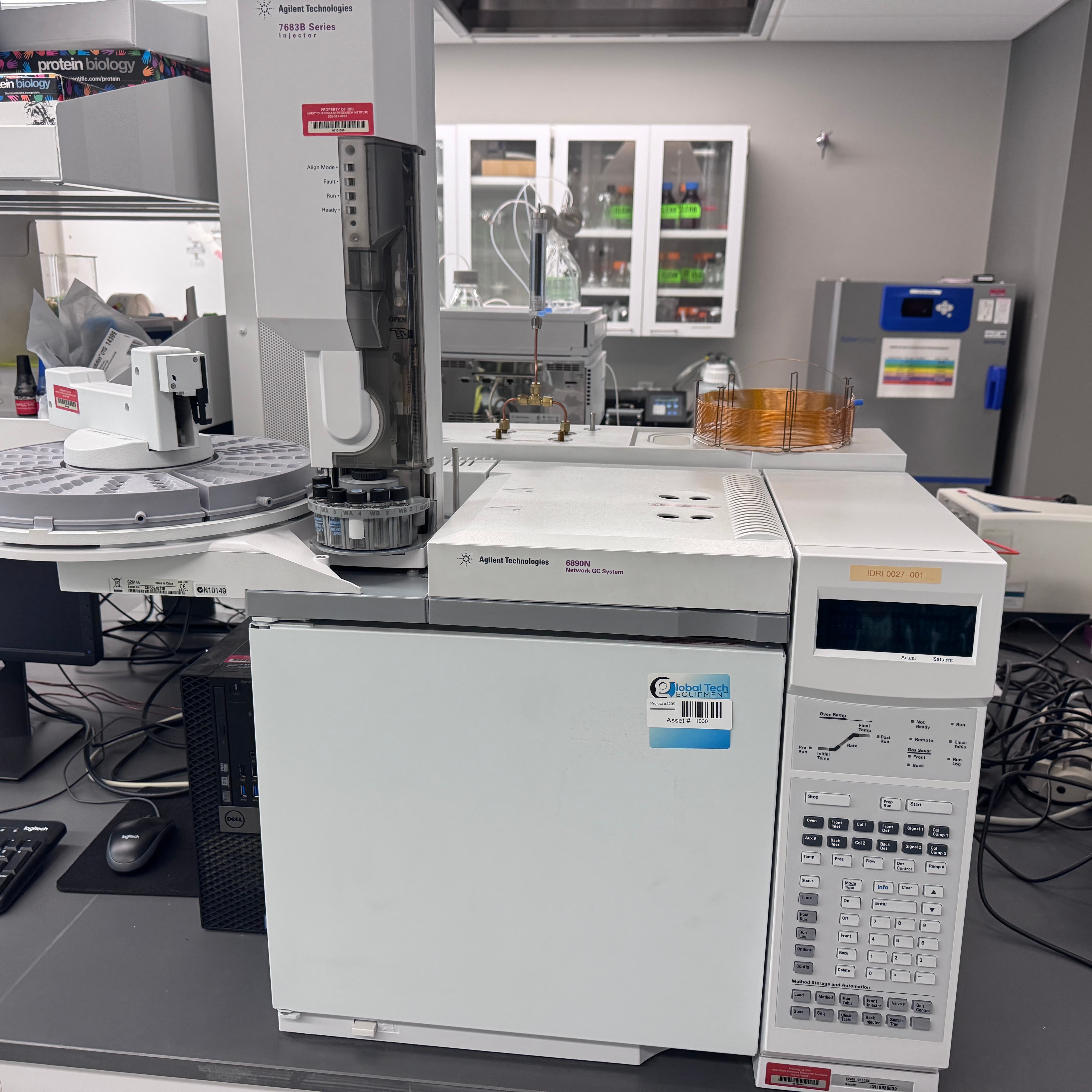 Agilent 6890 GC with Dual FID & PC