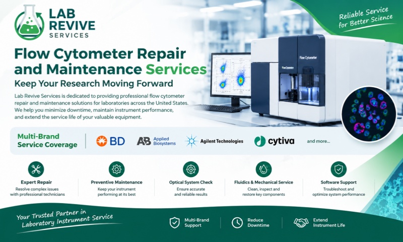 Lab Revive Services Expands Its Commitment to Flow Cytometer Repair and Maintenance